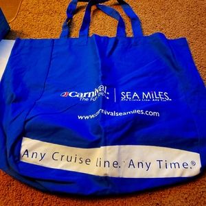 A NWOT Carnival Cruise Lines reusable bag